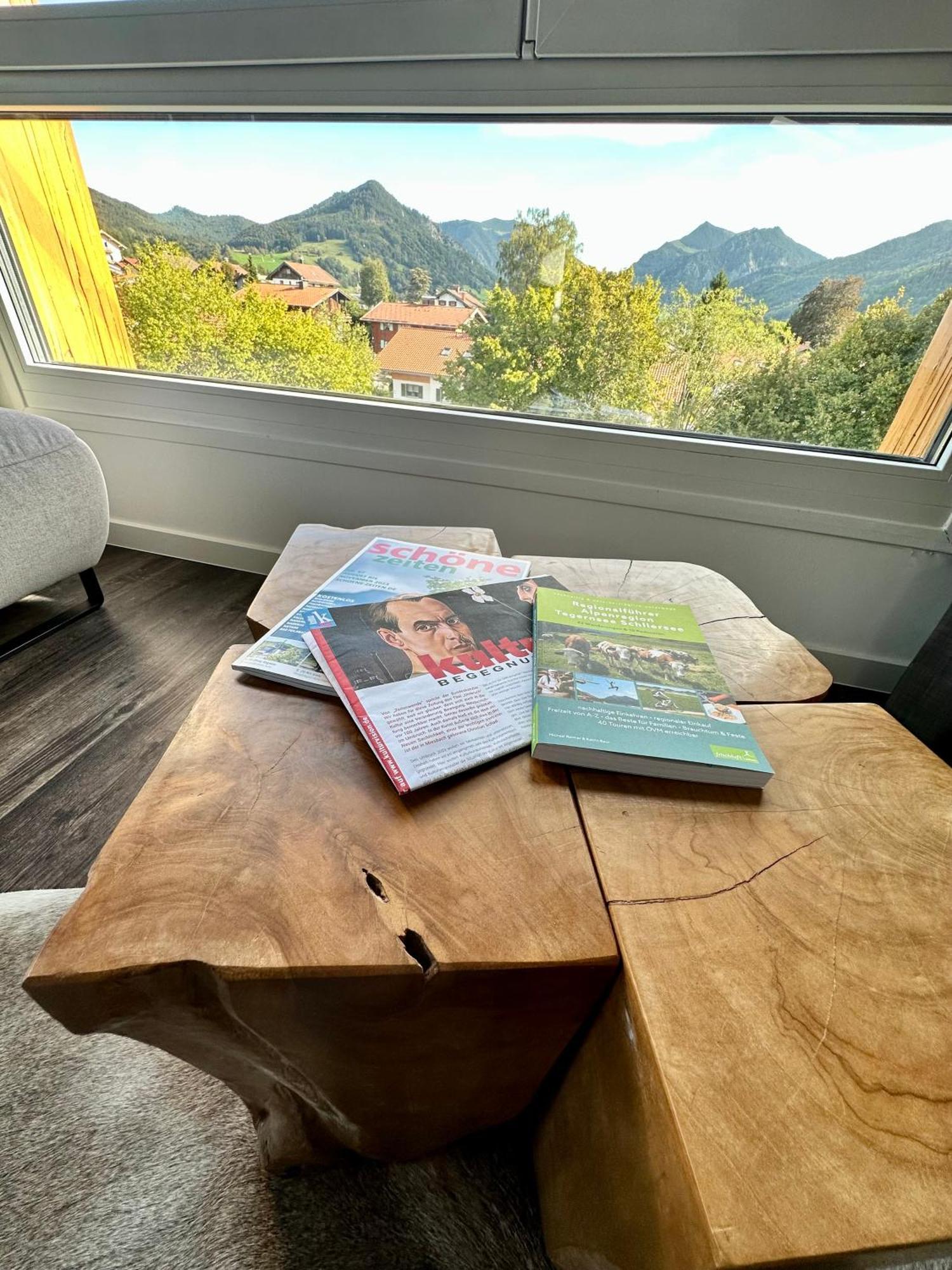Alpenoase Schliersee - Grosse Suite Mit Sauna Oder Gemuetliche Studio Appartements 客房 照片